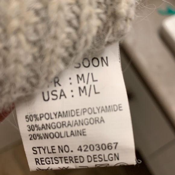 See you soon Wool blend sweater size :M grey - Picture 5 of 6